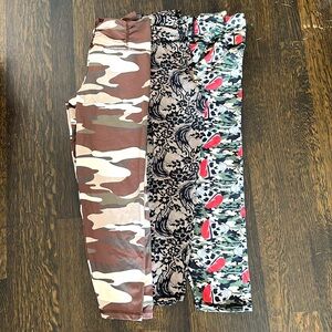 Stretchy leggings fun prints
